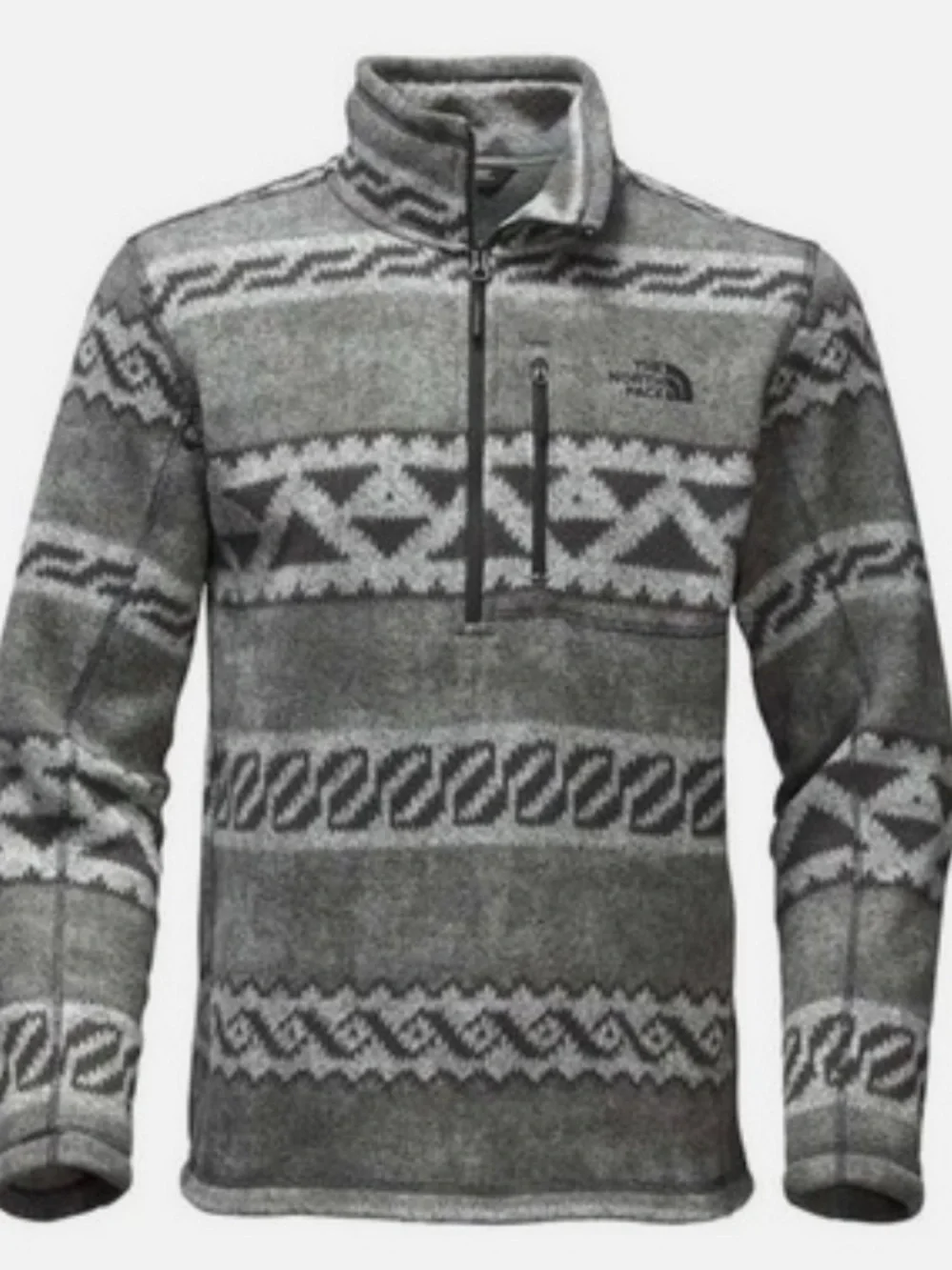 Men’s The North Face Novelty Gordon Lyons 1/2 Zip in Monument Aztec Print Medium